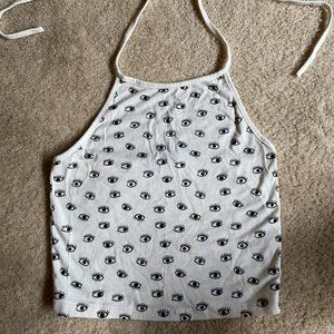 Brandy Melville Eye Halter Top